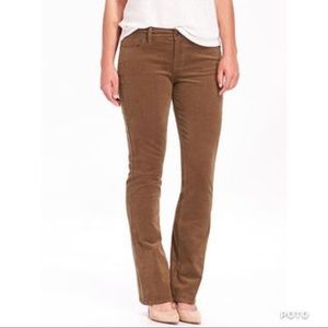 OLD NAVY - Curvy Med- Rise Corduroy Pants Size: 8